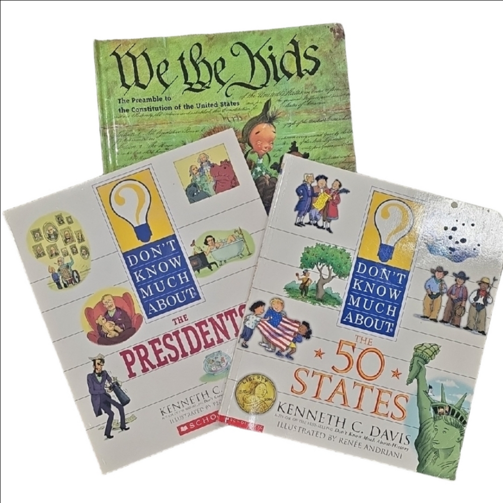 Vintage SCHOLASTIC Book Bundle - American History Books for Kids